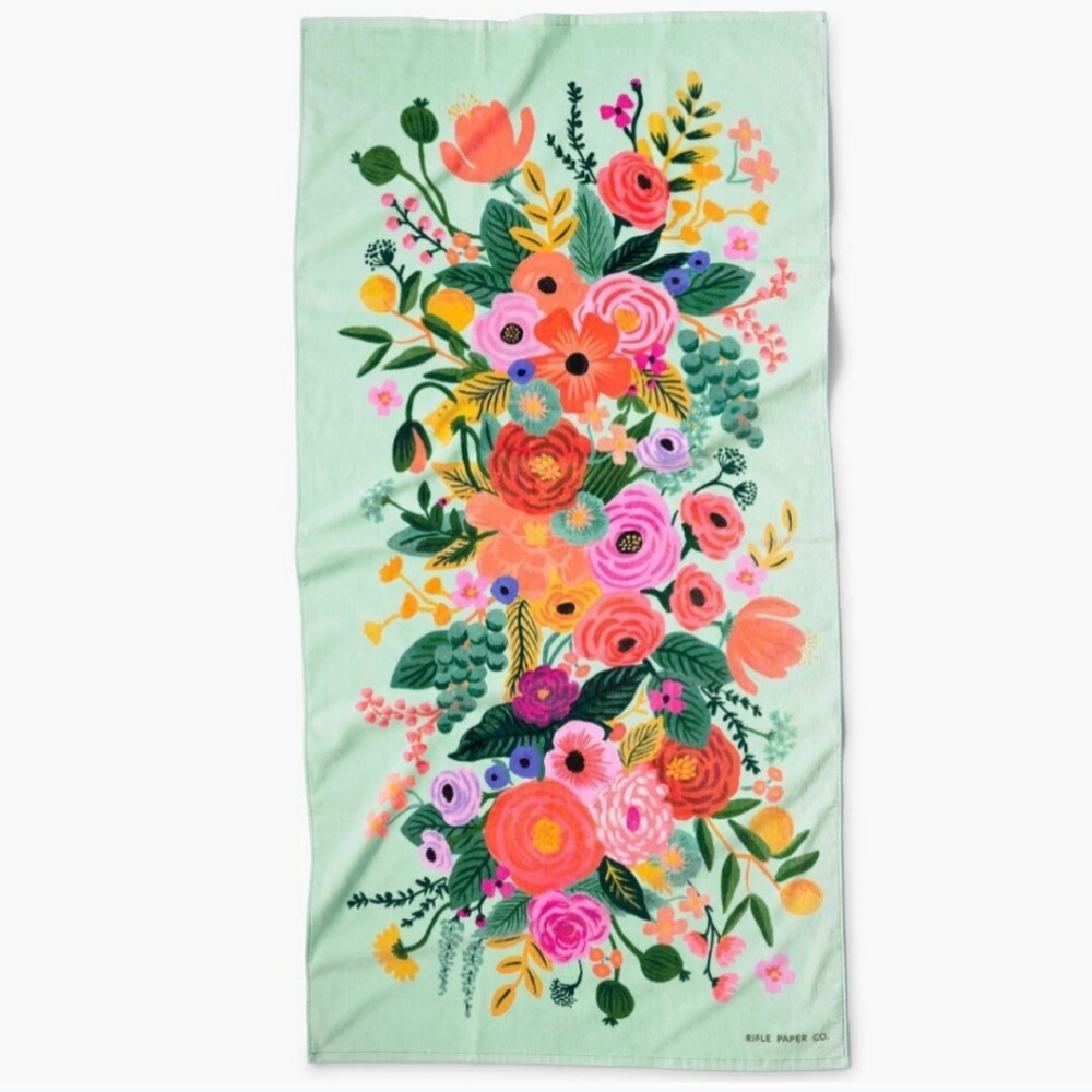 NWT Rifle Paper Co. Garden Party Towel